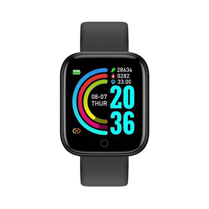 TECKMOOR Smart Activity Fitness Tracker Y68 - Black